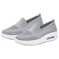 thumbnail image 1 of Zapatos casuales para mujer Likrtyny sin cordones Con cojín aire suela gruesa S-11 bolso 36, 1 of 9