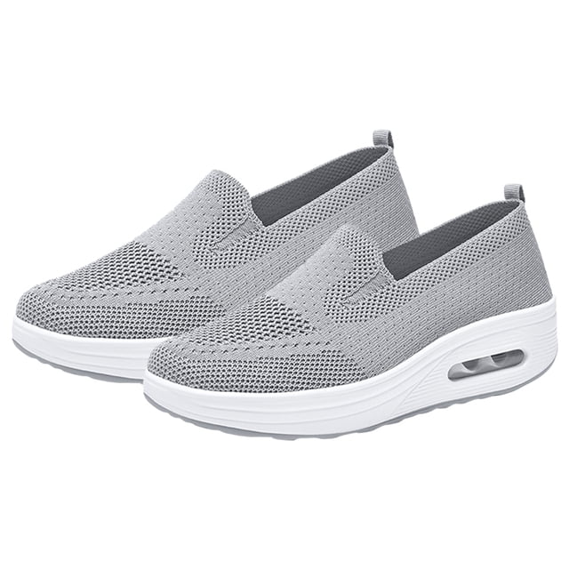 Zapatos casuales para mujer Likrtyny sin cordones Con cojín aire suela gruesa S-11 bolso 36