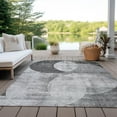 thumbnail image 6 of Addison Rugs Chantille Indoor/Outdoor Transitional Geometric Gray Washable Rectangle Rug, 10' x 14', 6 of 6