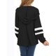 thumbnail image 4 of Worallymy Mujeres Casual Color Block Sudaderas con Capucha Tops Manga Larga Cordón Pullover Sudaderas con Bolsillo Worallymy JD735800317, 4 of 4