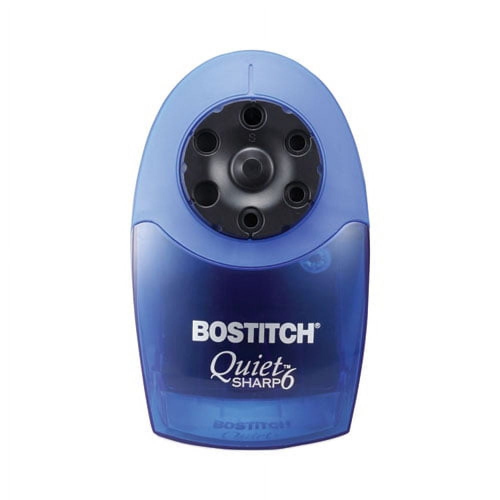 "Quietsharp 6 Classroom Electric Pencil Sharpener, Ac-Powered, 6.13 X 10.69 X 9, Blue | Bundle of 2 Each"