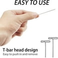 thumbnail image 4 of T Pins, Chainplus 100 Pack 2 inch T-Pins，Stainless Steel / Silver, 4 of 7