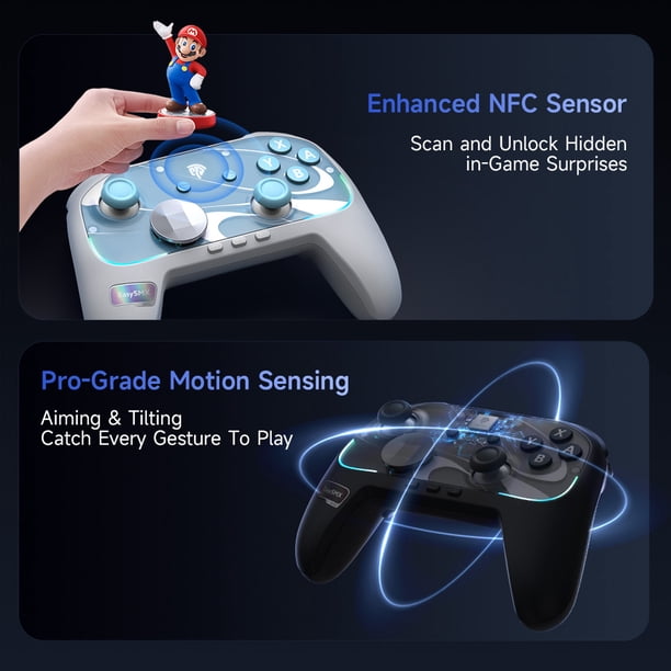 EasySMX S10 Gaming Controller for Switch 2: TMR Sticks, HD Rumble
