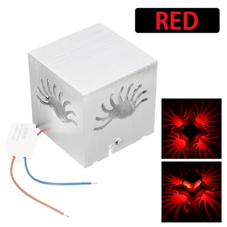 Indoor Porch Decorating LED Cube Lamp Square Sconce Indoor Light Wall Light Decor Lighting Fixture Porch Walkway ()