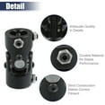 thumbnail image 4 of Unique Bargains 1 Pcs Universal 1" DDx1" DD Steering U-Joint Coupler Replacement Black, 4 of 6