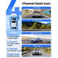 thumbnail image 3 of Dash Cam AZDOME M660 360°, 4 canales, 2,5 K+1080P*3 con 128 GB, 3 of 9