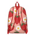 thumbnail image 3 of Stylish Boho Chest Bag with Strawberry and Floral Print – Vibrant Red Berries Pattern, Sweet and Artistic Design for Women, 3 of 5