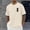 Beige, variant on T Shirts for Men Cotton Loose Fit Graphic Crewneck Summer Tshirts Big and Tall Oversized Casual Plain Classic Fitted Tees White XXL