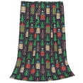 thumbnail image 2 of Pofeuu Christmas Trees And Houses Print Ultra-Soft Micro Fleece Blanket,for Bed Or Sofa,All Season Throw Blankets Flannel Blanket-50"x40", 2 of 7