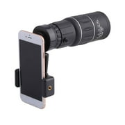 Portable 16X52 Phone Camera Lens Telescope Monocular + Universal Phone Holder For Mobile Phone Outdoor Travel Hiking Concert