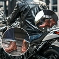 thumbnail image 5 of Men's Motorcycle Boots - Vintage Biker Boots Brown Leather, Lace-Up Ankle Boots Retro Style, Leather Work Shoes, Rugged Casual & Combat Boots for Men, 5 of 9