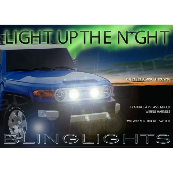 For The Toyota FJ Cruiser Auxiliary Off Road Driving Lights Kit