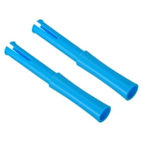 8 Inch Shrink Wrap Handle, 2Pcs Stretch Wrap Dispenser Stretch Film Dispenser Plastic Hand for 22-25mm Core Furniture Wrapping Moving Packing, Blue