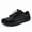 Classic Black, variant on Men's Wide Width Lace-Up Casual Shoes (Up to US Size 15) - Wide Toe Box, Synthetic Upper, Elastic Lace Closure for All-Day Comfort - Low-Top Sneakers Suitable for Vacation,, Daily Wear