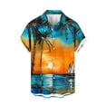 thumbnail image 2 of Xixinqiwan Men's & Big Men's Button Up Shirt,Men's Hawaiian Shirts Short Sleeve Button Down Casual Shirts Summer Tropical Printed Floral Beach Tops, 2 of 5