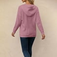 thumbnail image 6 of LIaqionyy Womens Hoodie Oversized Sweatshirt Casual Long Sleeve Drawstring Pullover Tops Textured Fall Winter Clothes, 6 of 8