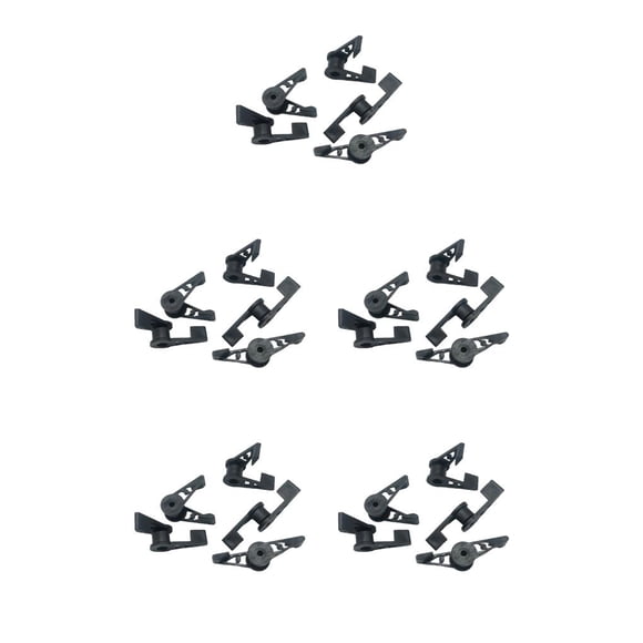 Wosthever 10 Pieces Climbing Plant Training Clips Office Vegetable Trainer Support Guide Low Fruit Home Outdoor Stress Indoor Grow Negro 5piezas Wosthever CBP216956