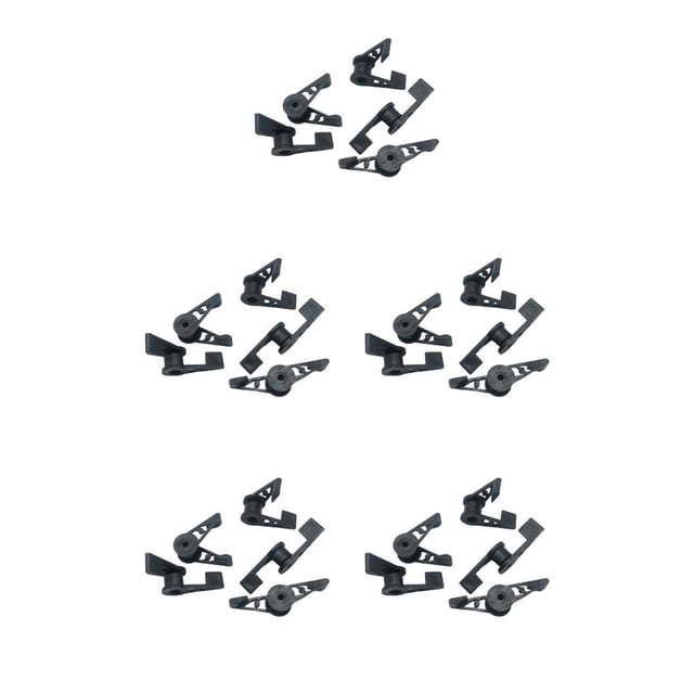 Wosthever 10 Pieces Climbing Plant Training Clips Office Vegetable Trainer Support Guide Low Fruit Home Outdoor Stress Indoor Grow Negro 5piezas Wosthever CBP216956