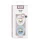 thumbnail image 2 of Chupones BIBS White Baby Blue Tetina Redonda de Látex Natural para Bebés 0 a 6 Meses, 2 of 2