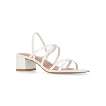 Time and Tru Women's Strappy Block Heel Sandals