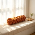 thumbnail image 3 of Orangide Knot Pillow Long Lumbar Cushion, Soft Cozy Knotted Decorative Throw Pillow for Sofa Bedroom, Boho Style Back Support Cushion for Homestay Living Room, 3 of 6