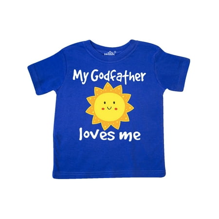 

Inktastic My Godfather Loves Me Gift Toddler Boy or Toddler Girl T-Shirt