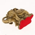 thumbnail image 4 of Figuras de elefante rana de tres patas de latón Feng Shui para el dinero METRO, 4 of 9