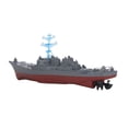 thumbnail image 3 of Barco de Control Remoto, Diseño de Gotas de Gotas de Buque de Guerra de Control Remoto de 2.4 GHz para Baños Infles, 3 of 7