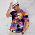 thumbnail image 5 of HAOMEILI Men's Hawaiian Shirt Short Sleeve Floral Button Down Shirts Tropical Holiday Beach Shirts, 5 of 7