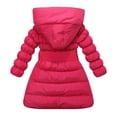 thumbnail image 2 of Richie House Girls' Padding Jacket with Elastic Buckle Belt RH1213-A-9/10, 2 of 7