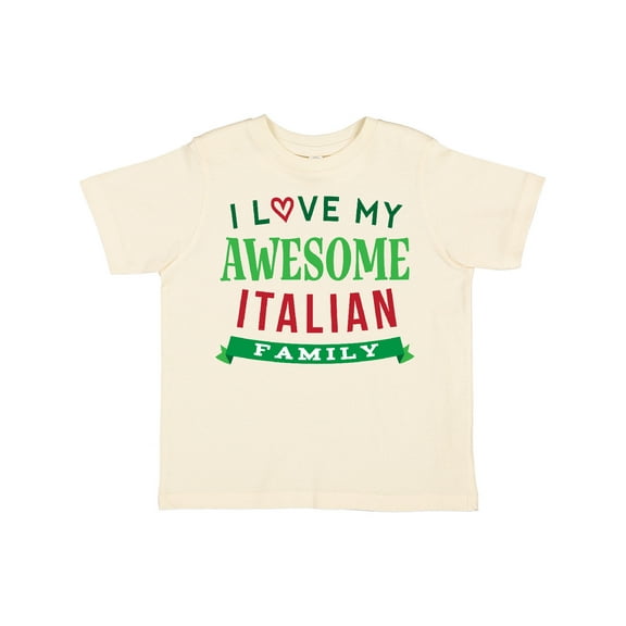 Inktastic Italy Love my Awesome Italian Family Boys or Girls Toddler T-Shirt