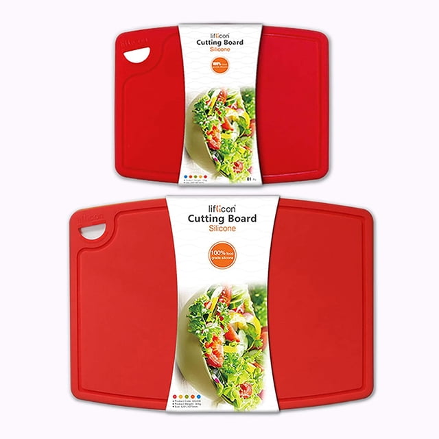 liflicon Cutting Board (Mid+Mini-Red)