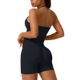thumbnail image 5 of Soyumi Workout Sets for Women 2 Piece seamless Halter Sports Bra Scrunch Butt Impact Shorts Gym Yoga Outfits Booty Lifting ShortsBlack, 5 of 5