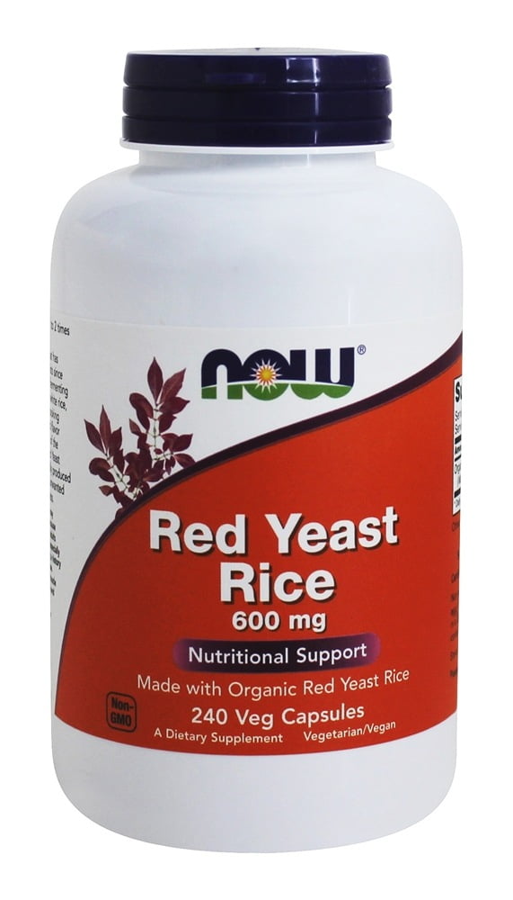 NOW Foods Red Yeast Rice 600 mg. 240 Vegetable Capsule(s) Walmart