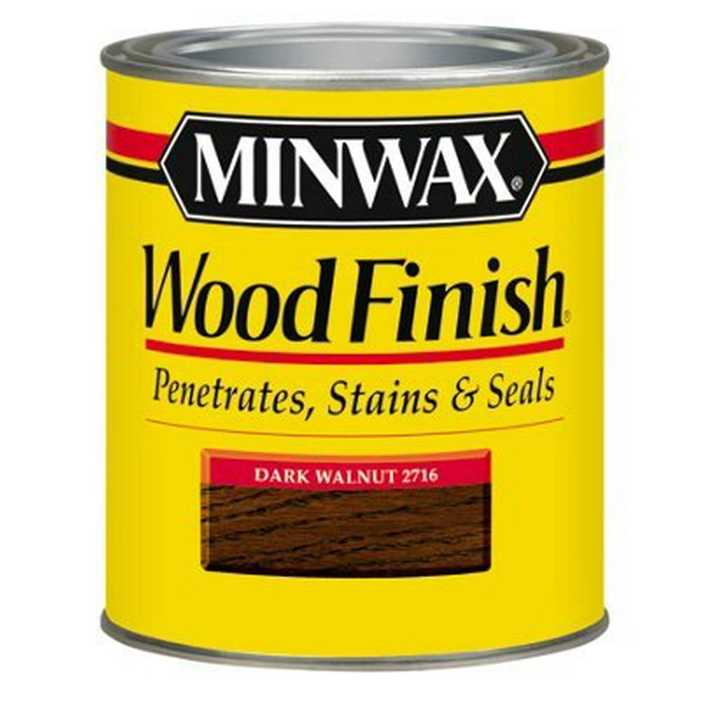 Minwax 22716 1/2 Dark Walnut Wood Finish Interior Wood Stain