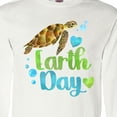 thumbnail image 4 of Inktastic Earth Day Sea Turtle and Hearts Long Sleeve T-Shirt, 4 of 5