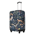 thumbnail image 2 of Daiia Retro Forest Animals Luggage Cover, Thickened Washable Travel Luggage Covers, Elastic Unique Baggage Covers for 18-20 inch Luggage-Small, 2 of 9