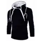 thumbnail image 1 of Sudadera Con Capucha Para Hombre De Color Sólido Deportivo, 1 of 8