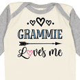 thumbnail image 4 of Inktastic Grammie Loves Me Arrow Childs Boys or Girls Long Sleeve Baby Bodysuit, 4 of 5