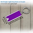 thumbnail image 5 of 10 Flashlight Keychains Pack - Rectangle, Plastic - Purple, 5 of 5