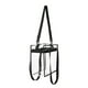 thumbnail image 2 of pstuiky Bolsa de maquillaje transparente extragrande bolso de hombro transparente neceser transparente bolso de maquillaje bolso de mano para pañales bolso de hombro (negro), 2 of 6