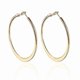 thumbnail image 1 of 4-6cm Hoop Earrings For Womens Daily Accessories Concise Round Rose Gold Color Earrings Sensitive Birthday Gift Banmo, 1 of 2