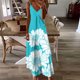 thumbnail image 5 of Vestido de Verano Casual de las Mujeres, Impresión Plegada Casual de Verano, Vestido de Cuello en V sin Mangas de Camis, 5 of 6