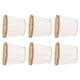 thumbnail image 3 of Pantallas de tela de malla con borde dorado beige, juego de 6, con clip para candelabros y luces de techo E14, 3 of 8