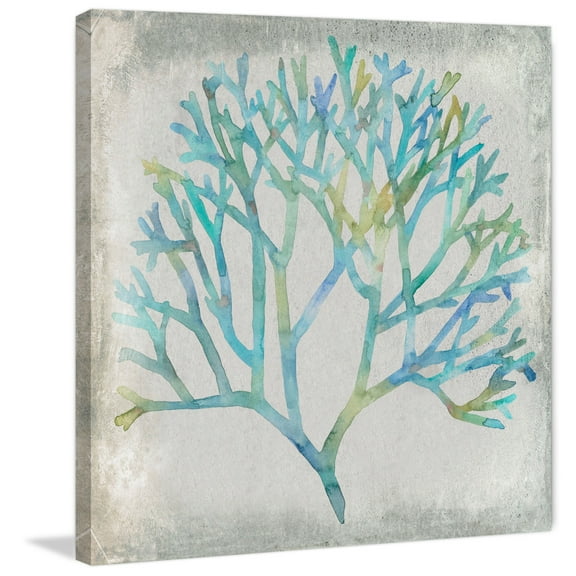 Marmont Hill "Watercolor Coral II" Painting Print on Wrapped Canvas