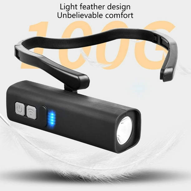 Faro LED de inducción | Luz de trabajo y acampada poderosa y duradera | Linterna colgante impermeable para campos al aire libre, pesca nocturna, minería | Diseño manos libres recargables