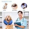 thumbnail image 4 of Collar inflable protector Levamdar para perros y gatos Collar de recuperación suave, 4 of 8