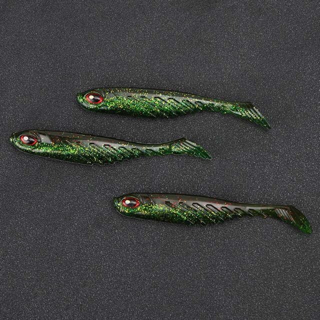 Cebos de Pesca ANGGREK Señuelos de Pesca artificiales 3 Colores vivos 105mm