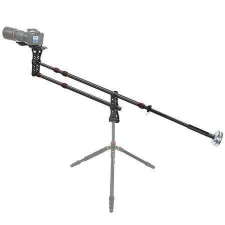 Neewer 70 inches/177 Centimeters Aluminum Alloy Jib Arm Camera Crane with 1/4 and 3/8-inch Quick Shoe Plate, Counter Weight for DSLR Video Cameras,Load up to 8 kilograms/17.6