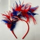 thumbnail image 2 of Diadema de plumas para fiestas, festivales, espectáculos, festivales, carnavales, joyas, 2 of 5